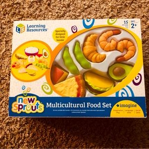 Learning Resources New Sprouts - Multicultural Food Set - Ages 2+ kitchen set